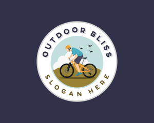 Sports Bike Cyclist logo design