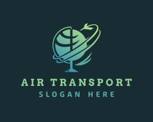 Globe Logistics Plane logo design