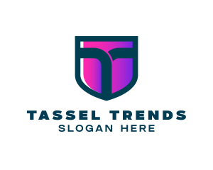 Generic Shield Letter T logo design