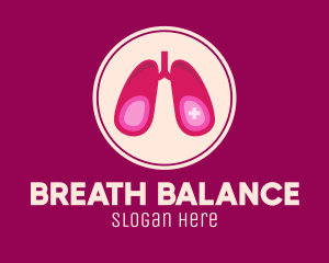 Medical Respiratory Lungs logo design