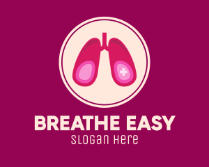 Medical Respiratory Lungs logo design