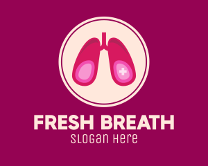 Medical Respiratory Lungs logo design