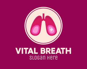 Medical Respiratory Lungs logo design