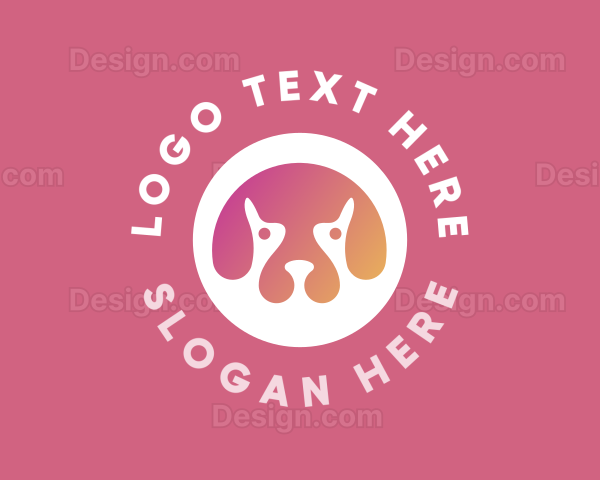 Pet Dog Puppy Logo