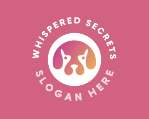 Pet Dog Puppy logo design