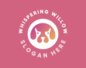 Pet Dog Puppy logo design