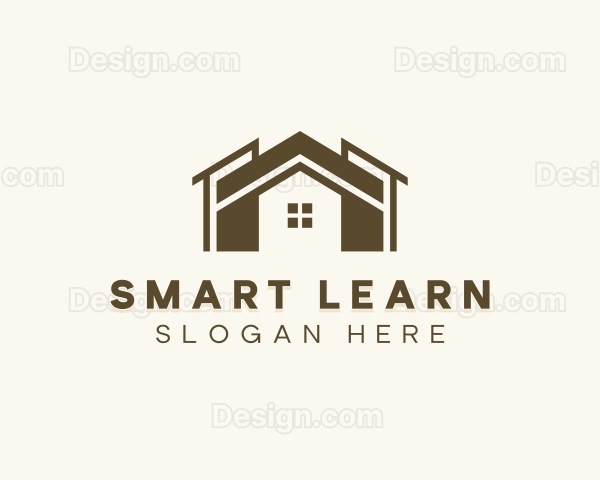 Real Estate Roofing Logo