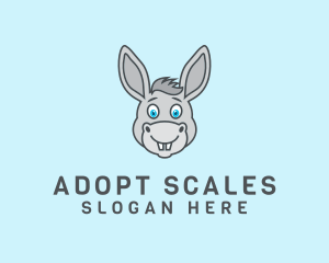 Donkey Horse Cartoon logo design