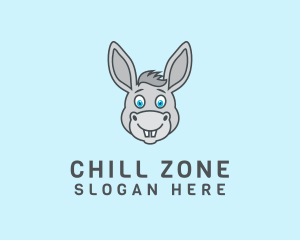 Donkey Horse Cartoon logo design