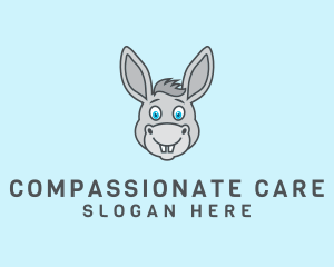 Donkey Horse Cartoon logo design