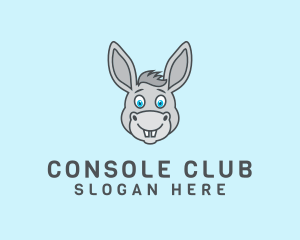 Donkey Horse Cartoon logo design