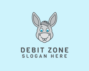 Donkey Horse Cartoon logo design