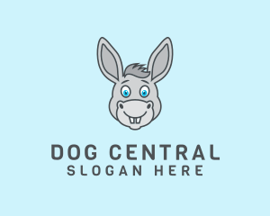 Donkey Horse Cartoon logo design