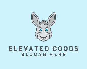 Donkey Horse Cartoon logo design