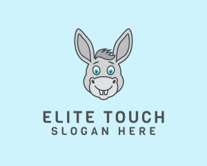 Donkey Horse Cartoon logo design