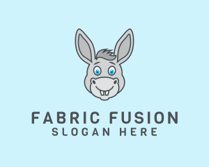 Donkey Horse Cartoon logo design