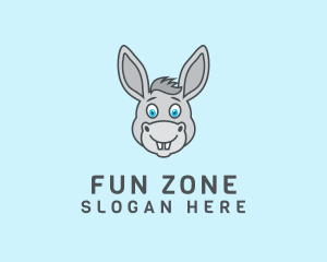 Donkey Horse Cartoon logo