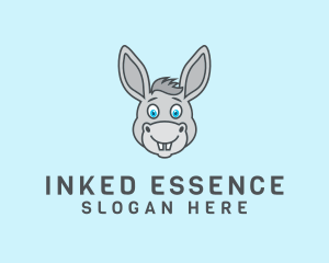 Donkey Horse Cartoon logo design