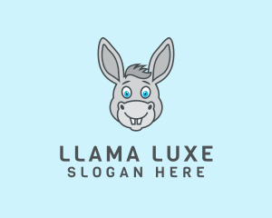 Donkey Horse Cartoon logo design