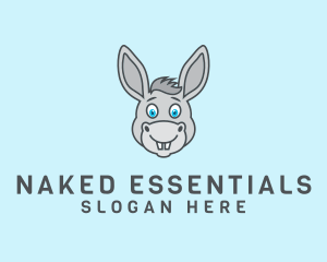 Donkey Horse Cartoon logo design