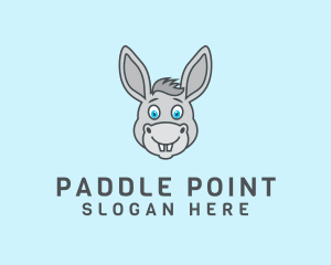 Donkey Horse Cartoon logo design