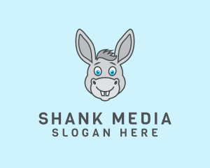 Donkey Horse Cartoon logo design