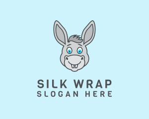 Donkey Horse Cartoon logo design