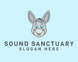 Donkey Horse Cartoon logo design