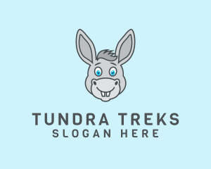 Donkey Horse Cartoon logo design