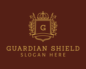 Elegant Crown Shield logo