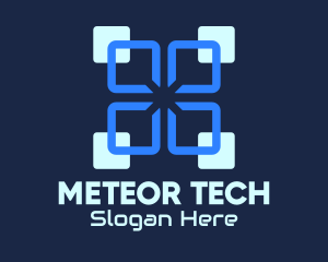 Blue Digital Tech logo design