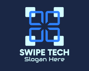 Blue Digital Tech logo design