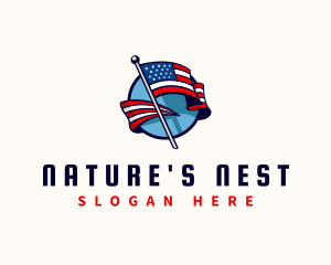 Patriotic Country Flag logo