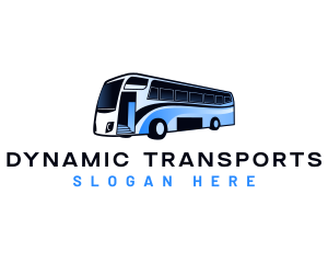 Transportation Bus Travel logo design