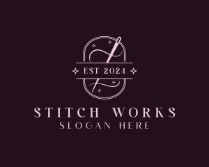 Sew Stitching Dressmaker  logo design