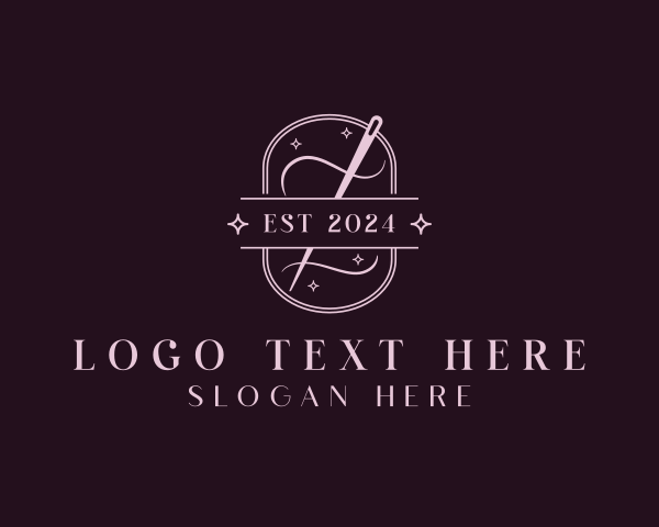 Stitching logo example 2