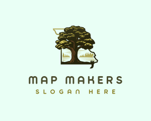 Missouri Oak Tree  logo design