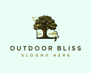 Missouri Oak Tree  logo design