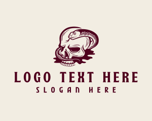 Snake Skull Blood logo