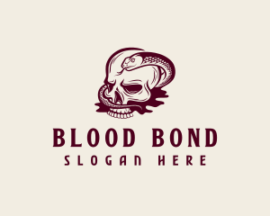 Snake Skull Blood logo