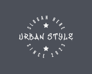 Urban Graffiti Badge logo design