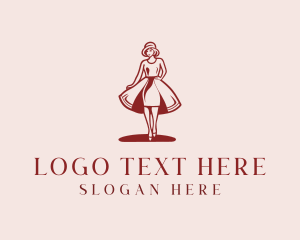 Stylish Fashion Gown Logo