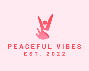Hand Peace Charity logo design