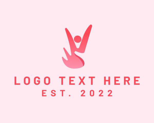 Peace Sign logo example 3