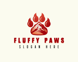 Wild Bear Paw logo design