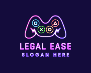 Neon Game Console  Logo