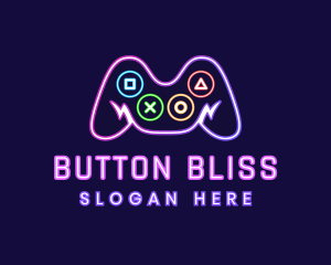 Neon Game Console  logo design