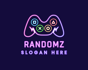 Neon Game Console  logo design