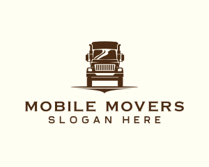 Logistics Delivery Truck logo design