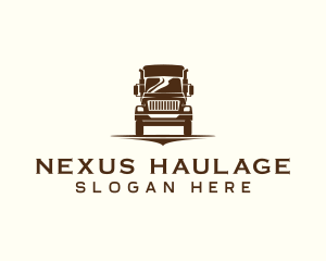 Logistics Delivery Truck logo design